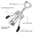 Bottle Opener Luxury Corkscrew with Stopper Set for Wine Enthusiast Waiters-Sleeve Anchors, Stainless Steel