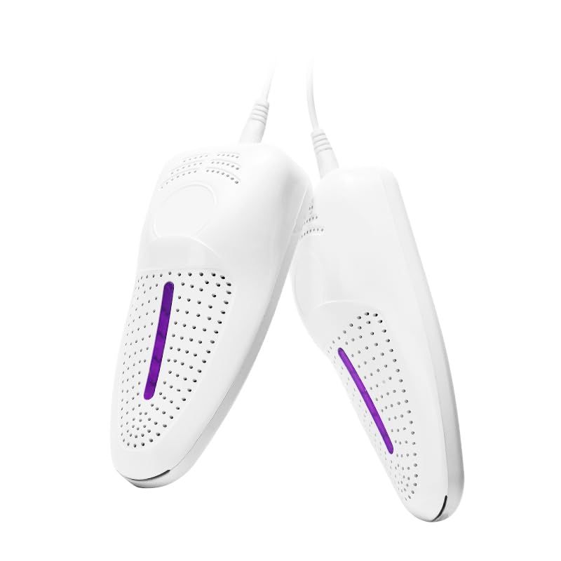 Portable electric shoe dryer, timed quick drying and warming shoe dryer, Deodorization and dehumidification (white)