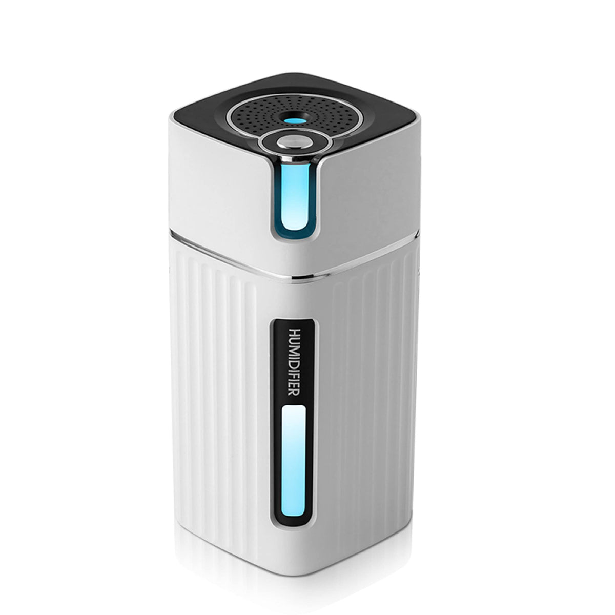 Mini Neon Humidifier - 300mL USB Quiet Ultrasonic Air Moisturizer for Desk, Car, Office, etc. - 2 Mist Modes, Multiple Colors
