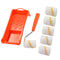 Paint Roller, 2 Inch Small Fine Finish Paint Roller Kit with Tray - Mini Roller Frame,Microfiber Roller Covers,Mini Acrylic Fiber