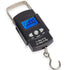 Fishing Scale Backlit LCD Screen, Portable Electronic Balance Digital Fish Hook Hanging Scale with Measuring Tape Ruler