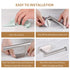 Toilet Paper Holder,Brushed Nickel,Wall Mount, Upgraded Adhesive Toilet Roll Holder,no Drilling,Bathroom Washroom