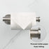Toilet Paper Holder,Brushed Nickel,Wall Mount, Upgraded Adhesive Toilet Roll Holder,no Drilling,Bathroom Washroom