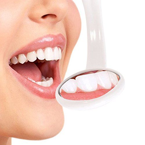 1Pcs Dental Mirror with Light Tool LED Lighted Teeth Inspection Mirror Anti Fog Curve Angle Dentist Oral Care Tool
