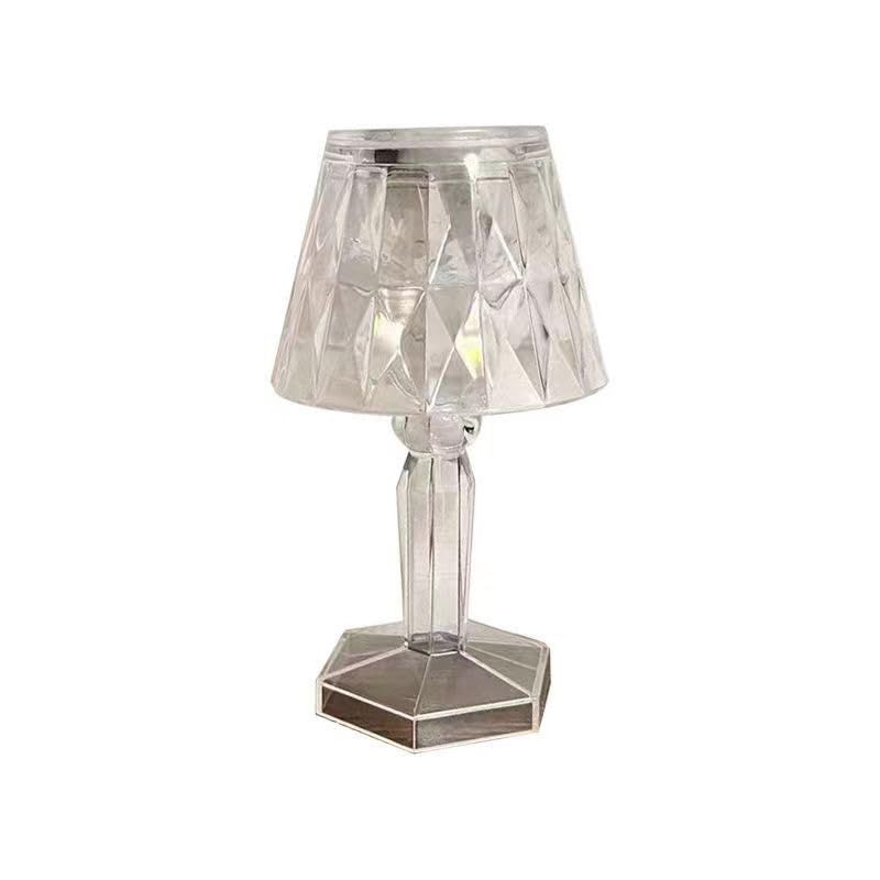Bedside Table Lamp, Creative Atmospheric Night Light, White Diamond Design, Gift Stylish Design Thoughtful Gift