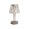 Bedside Table Lamp, Creative Atmospheric Night Light, White Diamond Design, Gift Stylish Design Thoughtful Gift