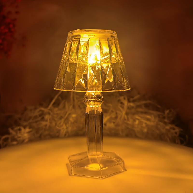 Bedside Table Lamp, Creative Atmospheric Night Light, White Diamond Design, Gift Stylish Design Thoughtful Gift
