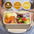 Bento Box for Adults and Kids - Portable, Lightweight, Easy to Carry Meal Holder with Spoon & Fork, Durable, Leak-Proof