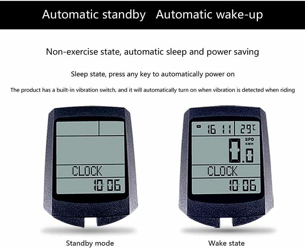 Bike Computer Cycling Computer Speed Sensor for Cycling Bike Sensor, Bicycle Speedometer, Bicycle Computer, Wireless Odometer