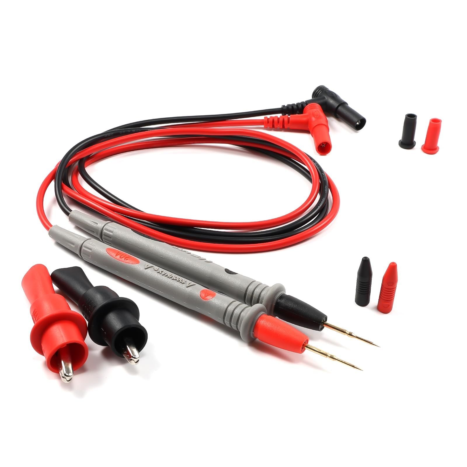 1000V 20A multimeter Leads & 2PC 1000V 10A Crocodile Clips Multimeter Test Leads 1000V 20A Multimeter Leads, Multimeter probes