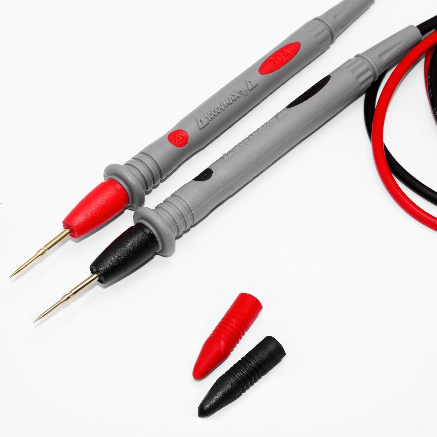1000V 20A multimeter Leads & 2PC 1000V 10A Crocodile Clips Multimeter Test Leads 1000V 20A Multimeter Leads, Multimeter probes