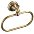 Brass Closed Towel Ring with Wall Mount Angle Heavy Duty Hand Towel Bar Lavatory Hand-Towel Ring Brass Material