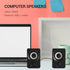 Surround Computer Speakers with Stereo USB Wired Powered Multimedia Speaker for PC/Laptops/Smart Phone