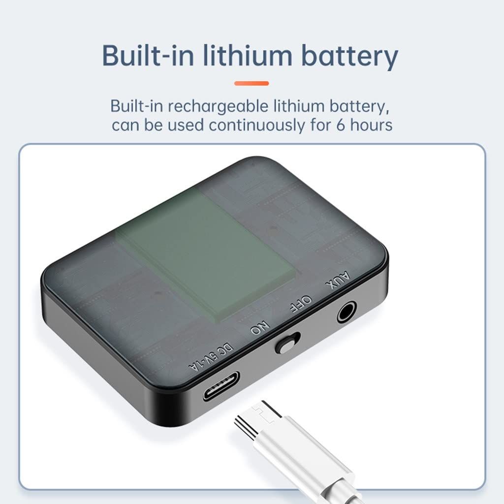 Bluetooth transceiver wireless adapter: 3.5mm auxiliary jack stereo audio input/output - suitable for TV, car headphones, speaker i