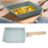Egg Frying Pan Mini Frying Pan Green Non Stick Aluminum Alloy Frying Pan Heated Egg Frying Pan for Home
