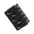Audio Mixer, 4 Input 1 Output Mini Low Noise Sound Board Console Portable Passive Stereo Audio Mixer Mini Stereo Live Studio