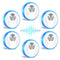 6 Packs Ultrasonic Pest Repeller, Electronic Pest Repellent Plug in Indoor Pest Control for Insect, Roaches, Mice, Spider