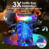 Bug Zapper Outdoor Indoor Mosquito Zapper Solar Fly Zapper Rechargeable Electric Mosquito Killer Waterproof Insect Fly Trap Plug