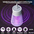 Bug Zapper Indoor & Outdoor,Rechargeable Mosquito Trap and Fly Killer Portable with USB, Ultraviolet and Security Grid,Hangable