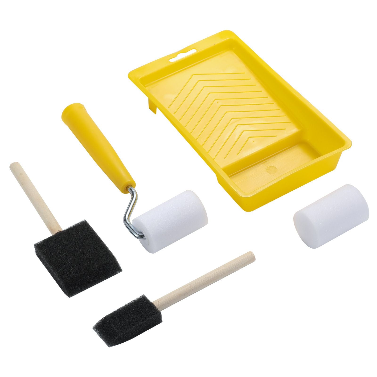 Paint Roller, Sponge Paint Brushes, High-Density Foam Refill 2",Small Finest Finish Paint Roller Kit for Chalk Painting Stenciling