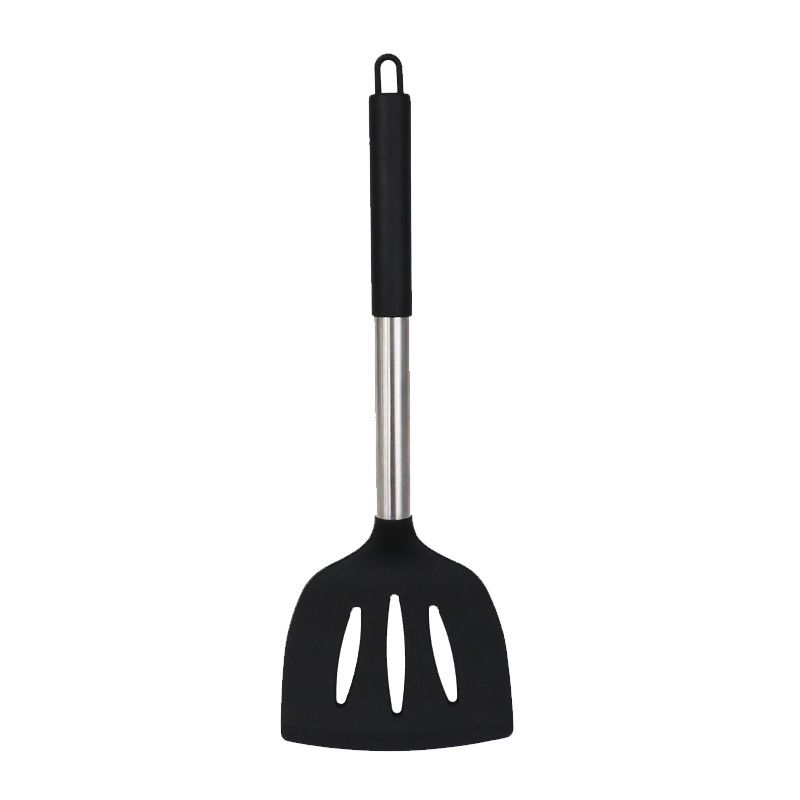 Silicone Cooking Utensils Set, 15 Pcs Heat Resistant Kitchen Utensils with Stainless Steel Handle, Slotted  Soup Ladle