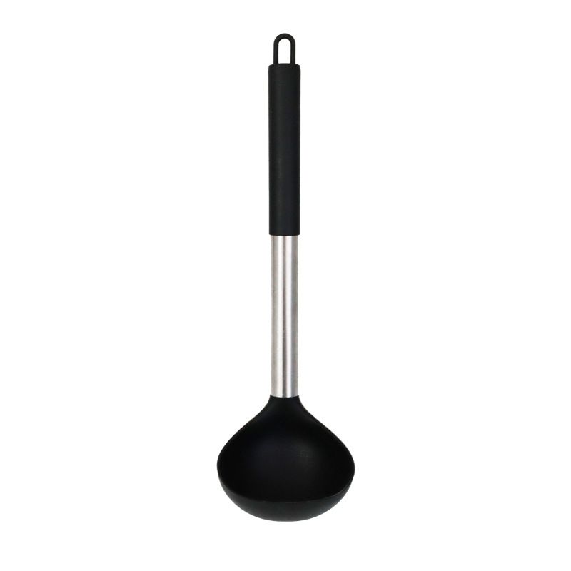 Silicone Cooking Utensils Set, 15 Pcs Heat Resistant Kitchen Utensils with Stainless Steel Handle, Slotted  Soup Ladle