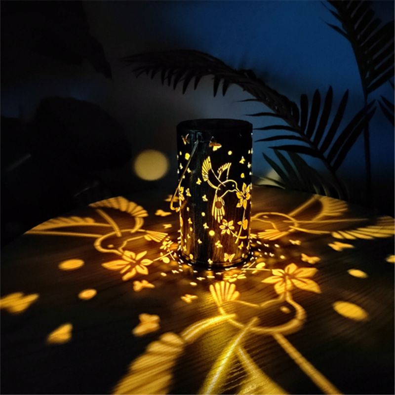 Hummingbird Solar Lantern Lights Hanging Lights Outdoor,Gift for family Friends,Pathway Lights Solar Table Lights Waterproof