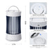 2-in-1 Indoor Electric Bug Zapper with Fan, Chargeable 1500V High Voltage Mosquitoes Killer with Hanger, Small Fly Insects Lamp