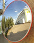 Convex Traffic Mirror  for Driveway, Warehouse and Garage Safety or Store and Office Security, with Adjustable Wall Fixing