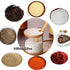 3 PCS Stylish Simple Condiment Canisters Pots Set, Decorative Storage Seasoning Glass Container Box with Bamboo Spoon Lid and Base