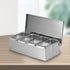 4 Compartment Stainless Steel Seasoning Box Trays, Keep Kitchen Organized, Versatile & Practical for All Seasonings, Snacks