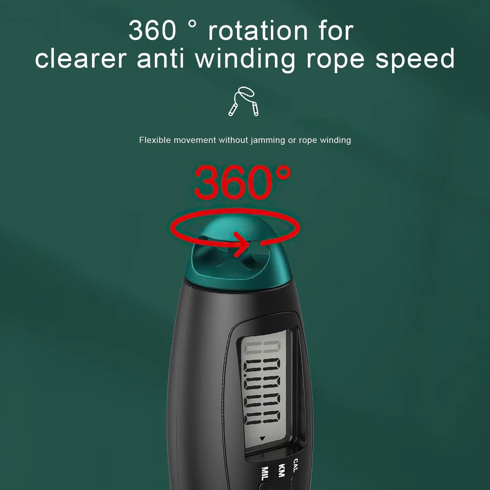 Weighted Jump Rope, Training Ropeless Skipping Rope With Counter For Fitness Exercise, Adjustable Weighted Cordless Jump Rope