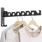 Wall Mounted Drying Rack Clothing Foldable for Laundry Room, Clothes Drying Rack Folding Indoor, Matte Black