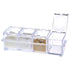 Seasoning Box with Spoon 4 Compartments Multi-Grid Spice Storage Container storage Tool for Kitchen Herb Spice Tools Gadgets