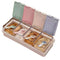 Seasoning Bottle Box Clear Seasoning Box and Container Seasoning Bottle Wheat Straw Spices Box Jars Condiment Organizer Creativity