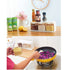 2 Pack 3 Grids Clear Seasoning Box with Handle and Spoon, Seasoning Storage Container Rack Combo Set with Removable Cruet