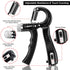 Hand Grip Strengthener 2 Pack Adjustable Resistance 10-130 lbs Forearm Exerciser，Grip Strength Trainer for Muscle Building