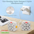 Rechargeable Submersible Pool Lights with Remote, IP68 Waterproof 16 Color Changing LED Lights with Glue, Suction Cups  -4 Pack