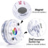 Submersible LED Lights with Remote, 13 LED Pool Lights for Inground Above Ground Pool with Magnets &Suction Cups,16 Color(4 Packs)