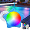 LED Pool Light, 20W RGB Dimmable Smart Magnetic Underwater Light with APP Control and Remote, IP68 Waterproof Swimming Pool