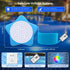 LED Pool Light, 20W RGB Dimmable Smart Magnetic Underwater Light with APP Control and Remote, IP68 Waterproof Swimming Pool