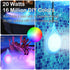 Pool Lights for Above Ground Pools Underwater,Submersible LED Pool Lights for Inground Pools Waterproof Changing Magnetic Pool