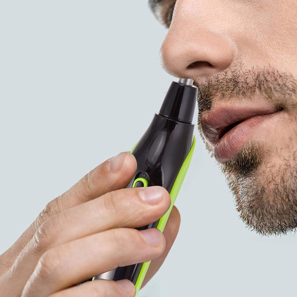 Nose Hair Trimmer Rechargeable 5 in 1 Nose Trimmer for Men Women Electric Ear Hair Trimmer,Beard Trimmer,Sideburn Trimmer,Precision Detailer Stainless Steel
