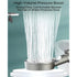 High Pressure 5-Mode Filtered Shower Head - Handheld with Hose & Bracket, Pause Function, Cotton Filter for Hard Water Bathroom