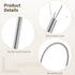 6PCS Drain Cleaning Tool Kit, Flexible 55.1" Snake, 24.2" Grabber Reacher, 20.3" Hair Catcher, 28.0" Pipe Brush for Clogged Sink, Shower, Bathtub, Toilet Blockages