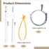 6PCS Drain Cleaning Tool Kit, Flexible 55.1" Snake, 24.2" Grabber Reacher, 20.3" Hair Catcher, 28.0" Pipe Brush for Clogged Sink, Shower, Bathtub, Toilet Blockages