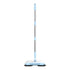 Manual Floor Sweeper | 3-in-1 Dry Sweep & Wet Mop | 40.15" Adjustable Stainless Steel Handle | 12.99x6.41" Sweeper Head | Includes 3 Microfiber Cloths | For Hard Floors (Not for Carpets)