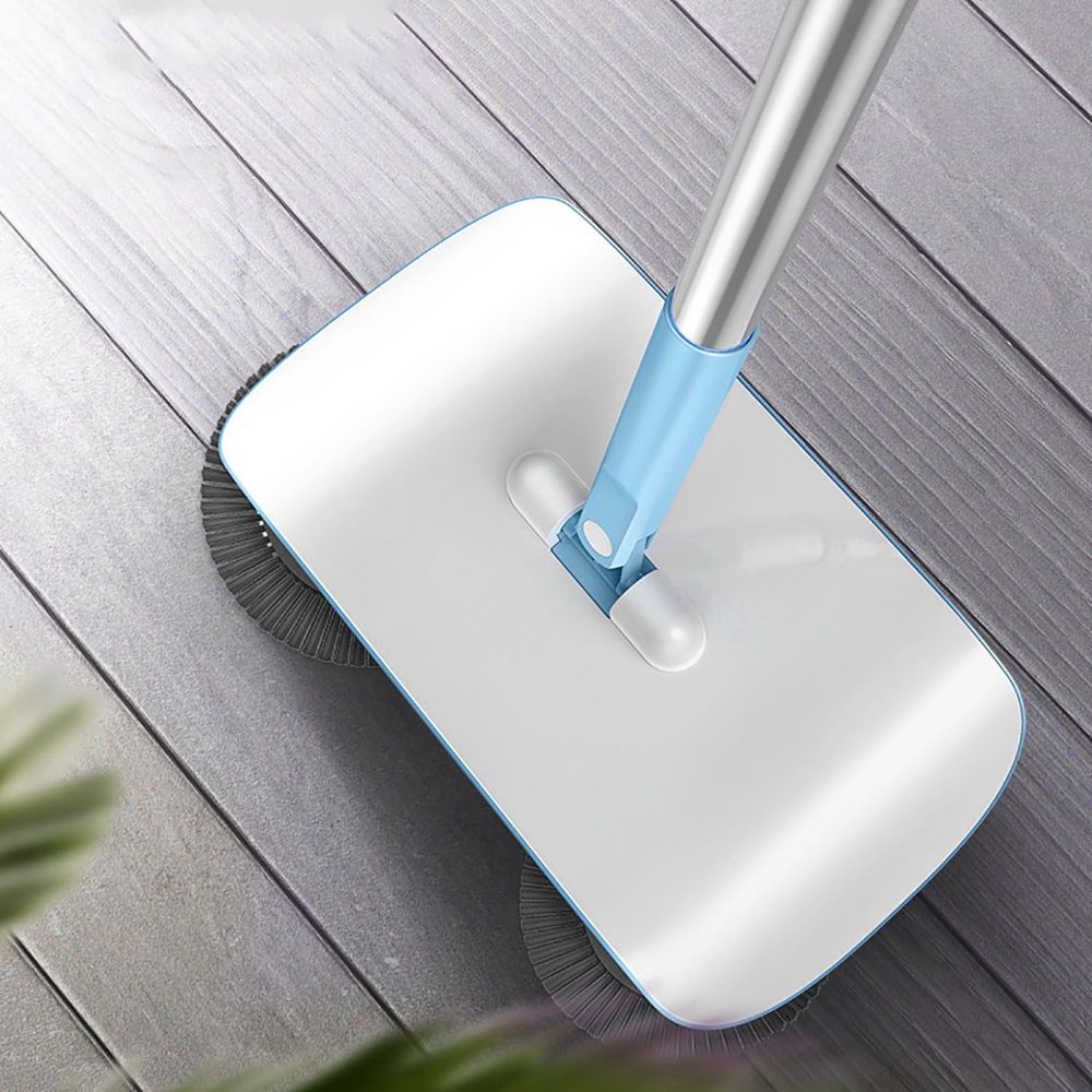 Manual Floor Sweeper | 3-in-1 Dry Sweep & Wet Mop | 40.15