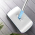 Manual Floor Sweeper | 3-in-1 Dry Sweep & Wet Mop | 40.15" Adjustable Stainless Steel Handle | 12.99x6.41" Sweeper Head | Includes 3 Microfiber Cloths | For Hard Floors (Not for Carpets)