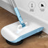Manual Floor Sweeper | 3-in-1 Dry Sweep & Wet Mop | 40.15" Adjustable Stainless Steel Handle | 12.99x6.41" Sweeper Head | Includes 3 Microfiber Cloths | For Hard Floors (Not for Carpets)